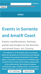 Mobile Screenshot of eventssorrento.com