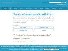 Tablet Screenshot of eventssorrento.com